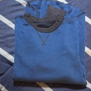 Men's Blue reversible long sleeve